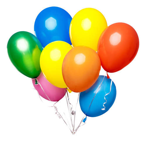 100 Globos Latex Varios Colores 9 Pulgadas Tilco Balloons