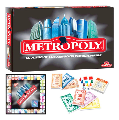 Juego Metropoli Bancario Monopolio Barrios Montevideo El Rey