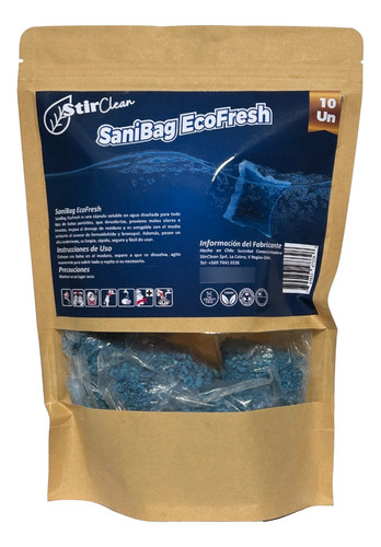 Disgregante Desodorizante Para Baño Químico Sanibag Ecofresh