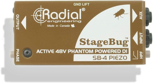 Stagebug Sb4 Caja Directa Piezoeléctrica Activa