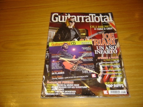 Revista Guitarra Total Joe Satriani Oli Brown