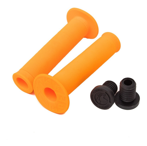 Puños Bmx Kench Usa 140mm ¡con Orejas Y Barends Pro! Naranja