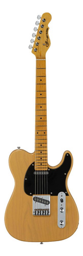 Guitarra eléctrica G&L Tribute ASAT Classic single-cutaway de fresno butterscotch blonde con diapasón de arce