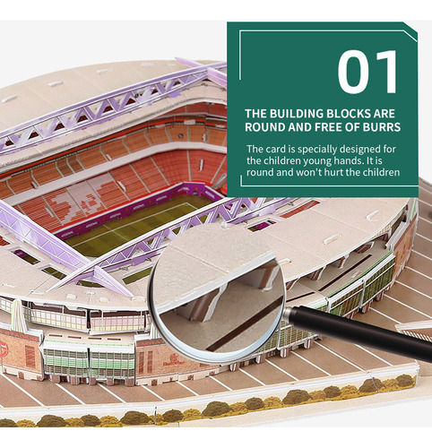 Nuevo Un Rompecabezas 3d For Estadios De Clubes De FĂștbol,