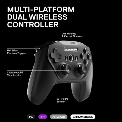 Controlador De Juegos Inalámbricos Stratus Duo Stratus-compa
