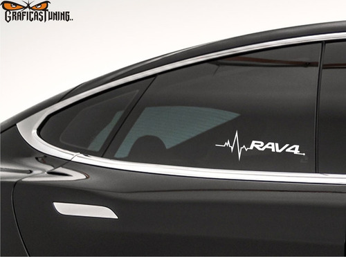 Imagen 3 de 4 de Calco Rav4 En Mi Sangre 20 X 7 Cm - Graficastuning