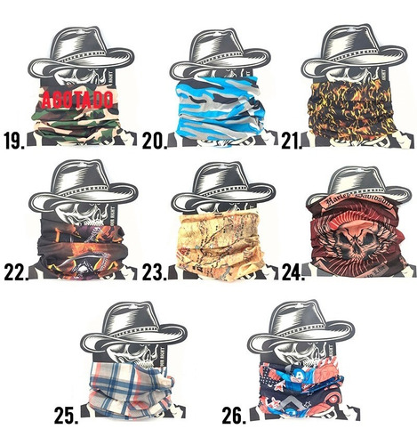 Cuello Multifuncional Por Mayor X 72 Cuellos Unisex Tapaboca