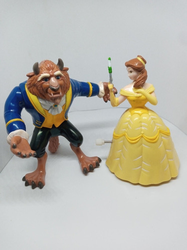 Figura Belle Y Beast Disney Just Toys (la Bella Y La Bestia)