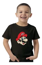 Comprar Remera Algodon Niño Mario Bross Luigi  Bross  Dibujo Juego