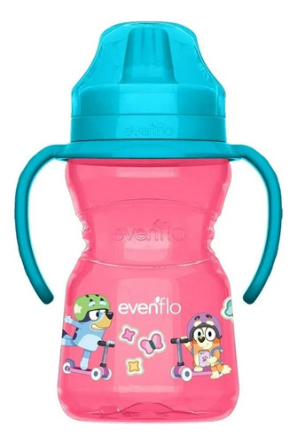 Set Entrenador Evenflo Bluey 2 Tazas 2 Vasos Niña