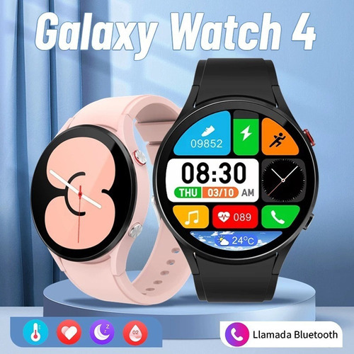 Reloj Inteligente Para Hombre Galaxy Watch 4 Para Samsung Color De La Malla Pink Silicon