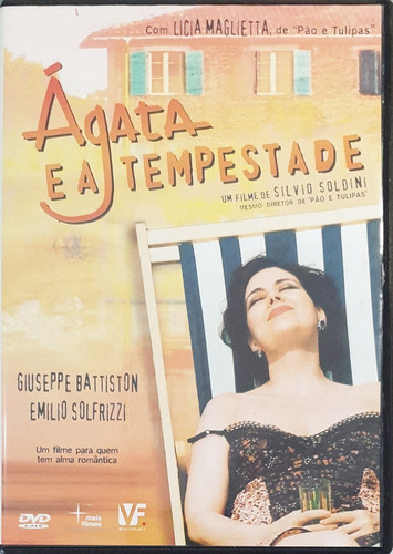 Dvd Ágata E A Tempestade Licia Maglietta Impecável Original