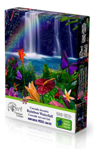 Rompecabezas Wuundentoy Premium Edition 500 pzas, Cascada Arcoiris