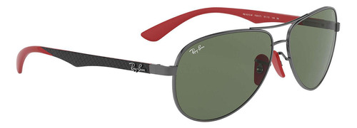 Óculos De Sol Ray Ban Aviador Carbono 61mm Verde