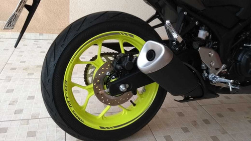 Kit Adesivo Fita Refletivo De Roda Yamaha Mt 03 Mt03