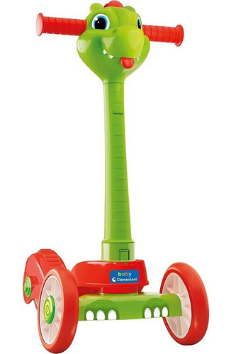 Monopatin Scooter Clementoni Baby Dragon Color Verde