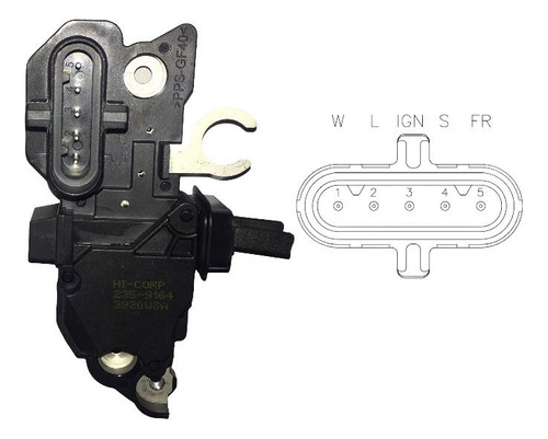 Ib298 Hi-corp Regulador Alternador Eurotrack Iveco 24v