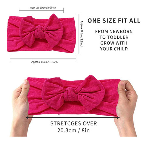 10 Piezas Diademas Para Bebe Cintas Para Niñas Cabello