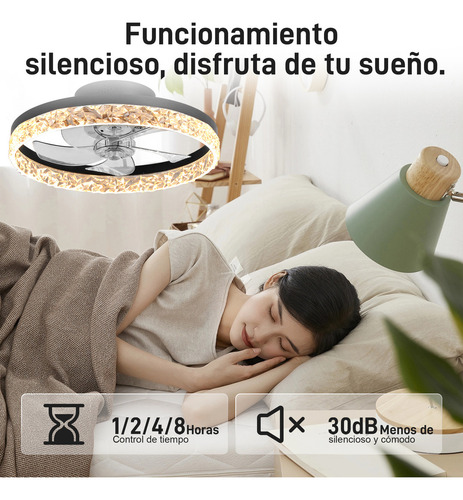 Ventilador de techo Merion MER+FSD+01 con palas de Plástico estructura color negro 127V