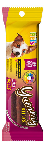 Fancy Pets Premio Para Perro Yummy Sticks Pollo Tocino 1 Pz 