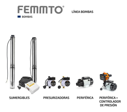 Bomba Sumergible Pozo Napa 2 Pulgadas 0,5 Hp 1000 L/h Cable