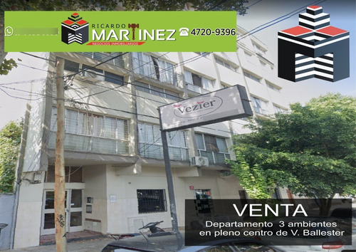 Venta De Dpto 3 Ambientes Tipo Duplex En Pleno Centro De V. Ballester.