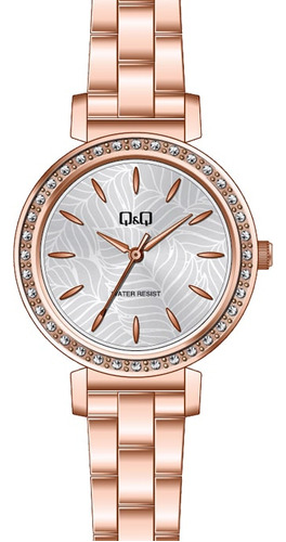 Reloj Para Mujer Q&q Qz89j Qz89j011y Oro Rosa