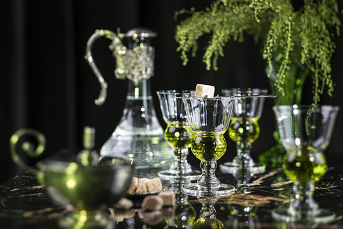 Absenta De Cristal Vintage, Sambuca, Raki, Pastis, Gafas Ouz