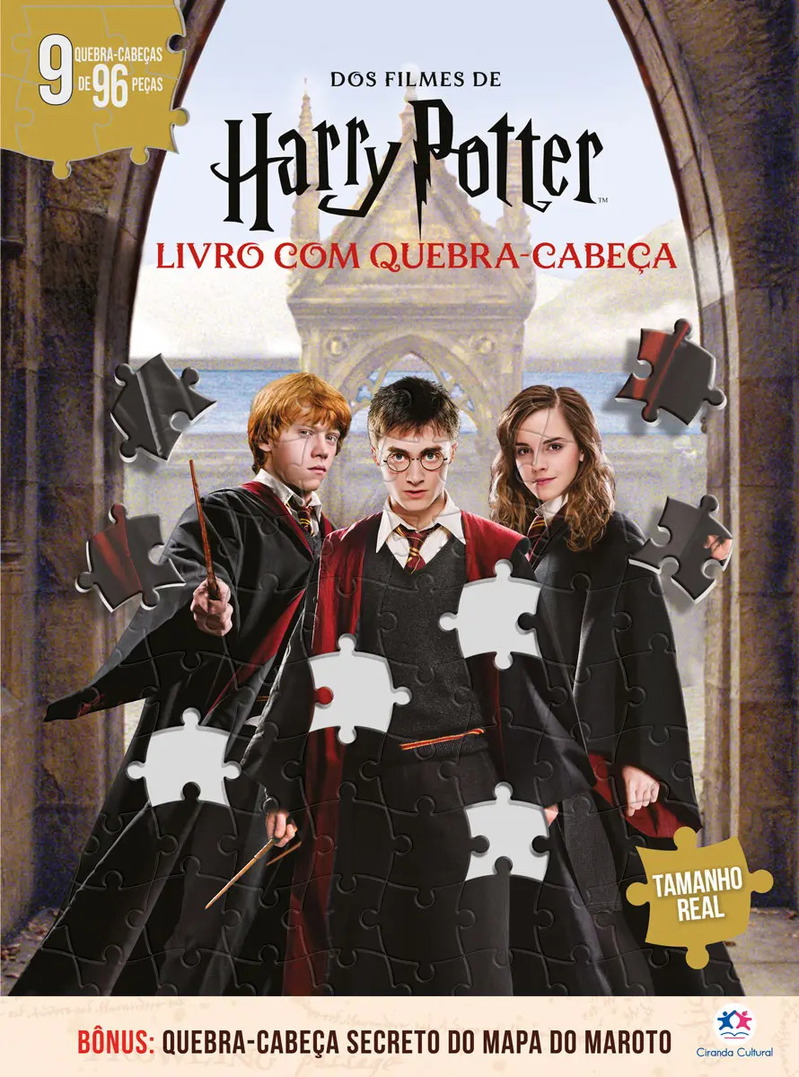 Harry Potter - Livro com Quebra-Cabeça - Group, Printers Row Publishing - Ciranda Cultural - Capa Mole