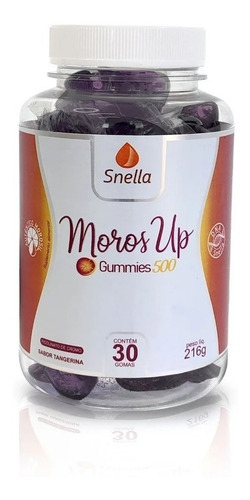 Moros Up Gummies 500 Gomas De Morosil Snella Tangerina