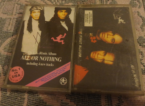 Milli Vanilli All Or Nothing / All Or Nothing Remix (casete) (Usado)