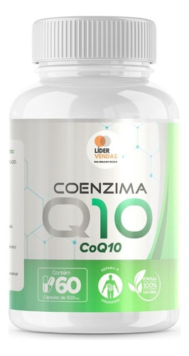 Coenzima Q10 100mg (ubiquinona) C/ 60 Cápsulas Sabor Neutro