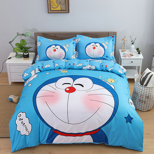 Juego De Ropa De Cama Doraemon Cute Cartoon