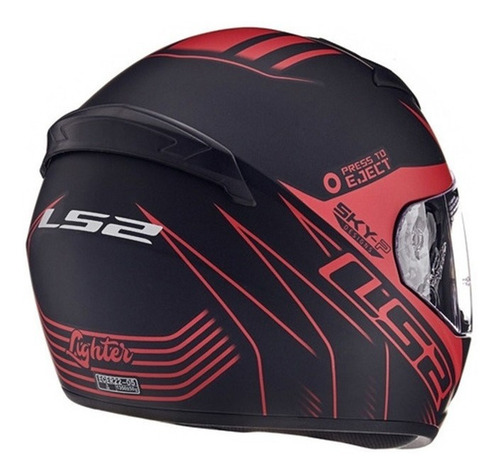 Imagen 3 de 6 de Casco Moto Ls2 352 Rookie Lighter Mate Cuotas Devotobikes