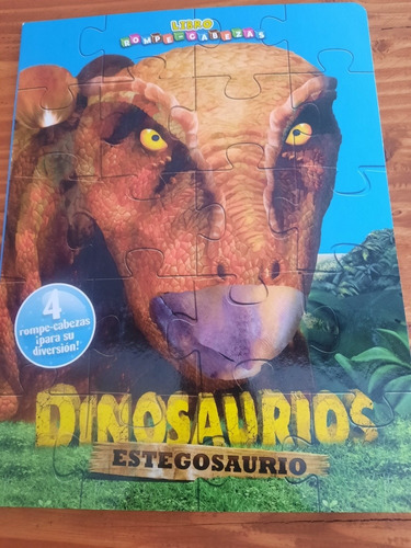 Set Libros De Dinosaurios Con Rompecabeza