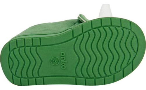 Pantufla Dinosaurio Velcro Niños Schatz Kids Verde