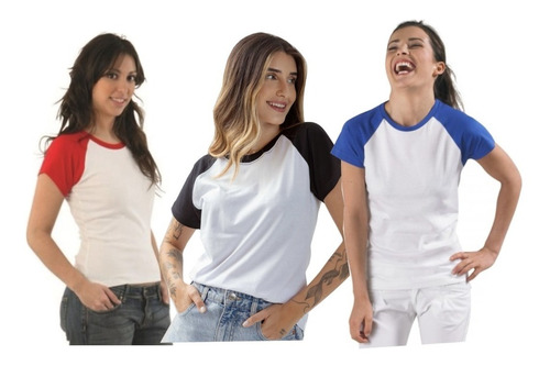Polos Blusa Camiseta De Manga Rangla Pack 3 Und En Algodón