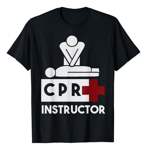 Camiseta De Instructor De Rcp De La Cruz Roja Para Hombres Y