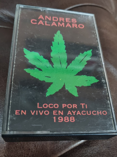 Cassette Andres Calamaro Live In Ayacucho Único