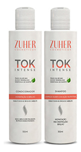 Shampoo E Condicionador Tok Intense 300ml Cada Zuher