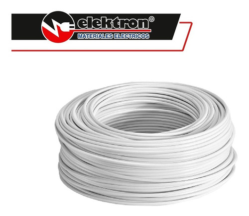 Imagen 4 de 7 de Caja 100 Mts Cable Blanco Thw Cal 16 Aw 100%cobre Condulac