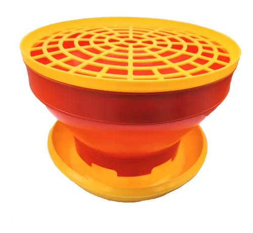 comprar 3 Comederos De 5 Kg Con Tapa Para Pollo Gallina Tipo Tolva