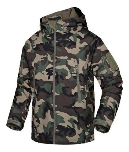 Chamarra De Otoño E Invierno De Camuflaje Militar Tad