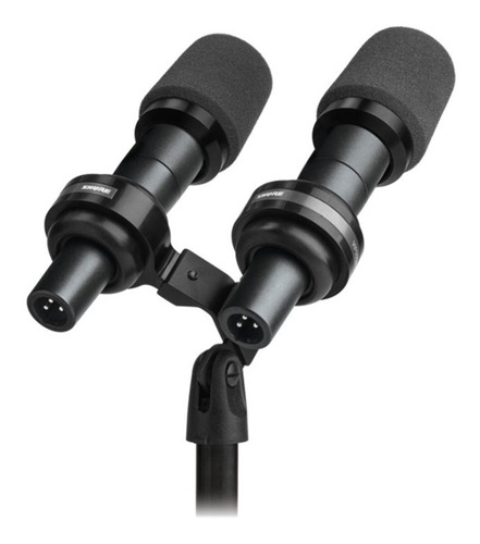 Paquete De 2 Microfonos Con Soportes Sm57vip Shure