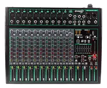 Comprar Mezcladora De Audio Profesional Oyike AG12 Mezcladora 12 Canales Mixer Audio 99 Dsp Efectos Consolas De Sonido