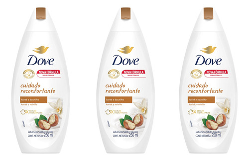 Pack X3 Dove Jabon Liquido Karite X250ml C/u