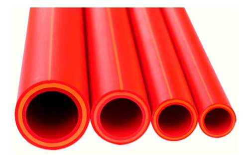 Tubo Ppcr Vermelho S-5 75mm - Tubo Com 6m