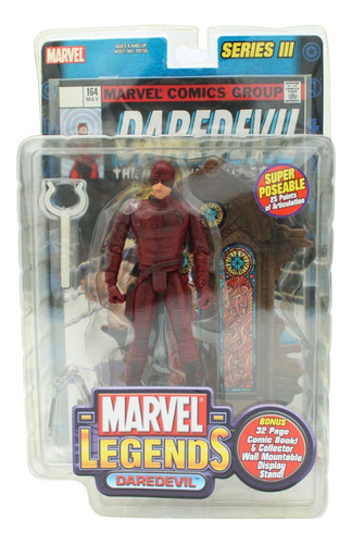 Figura Daredevil Marvel Legends Series 3 Empaque Muy Dañado