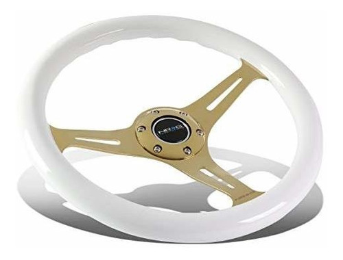 Volante De Auto, Nrg Innovations St-015cg-wt 350 Mm Chrome G