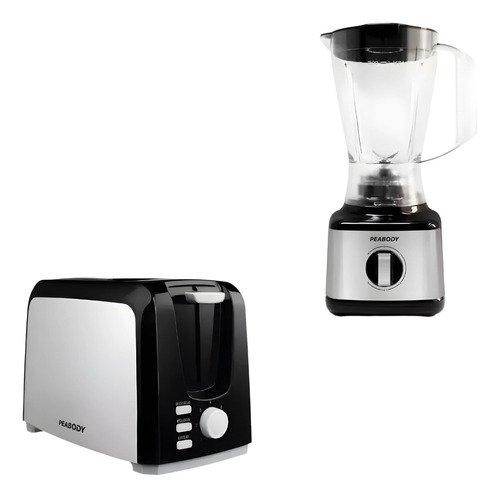 Combo Licuadora Pe-ln601 1.5 L + Tostadora Peabody